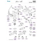 دکمه ۵ پول گاجا - فوتورمات ۳۰×۲۵ میلیمتر - Image 2