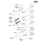 دستگیره پرتا فیلتر چوب گردو لامارزوکو - Image 2